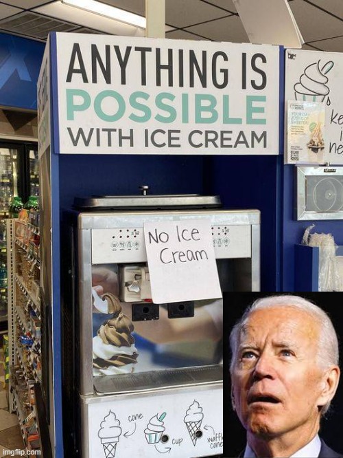 Ice Cream | image tagged in joe biden | made w/ Imgflip meme maker