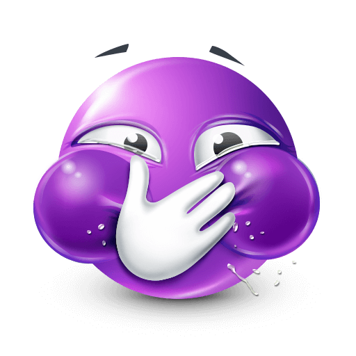 holding it in purple emoij Blank Meme Template