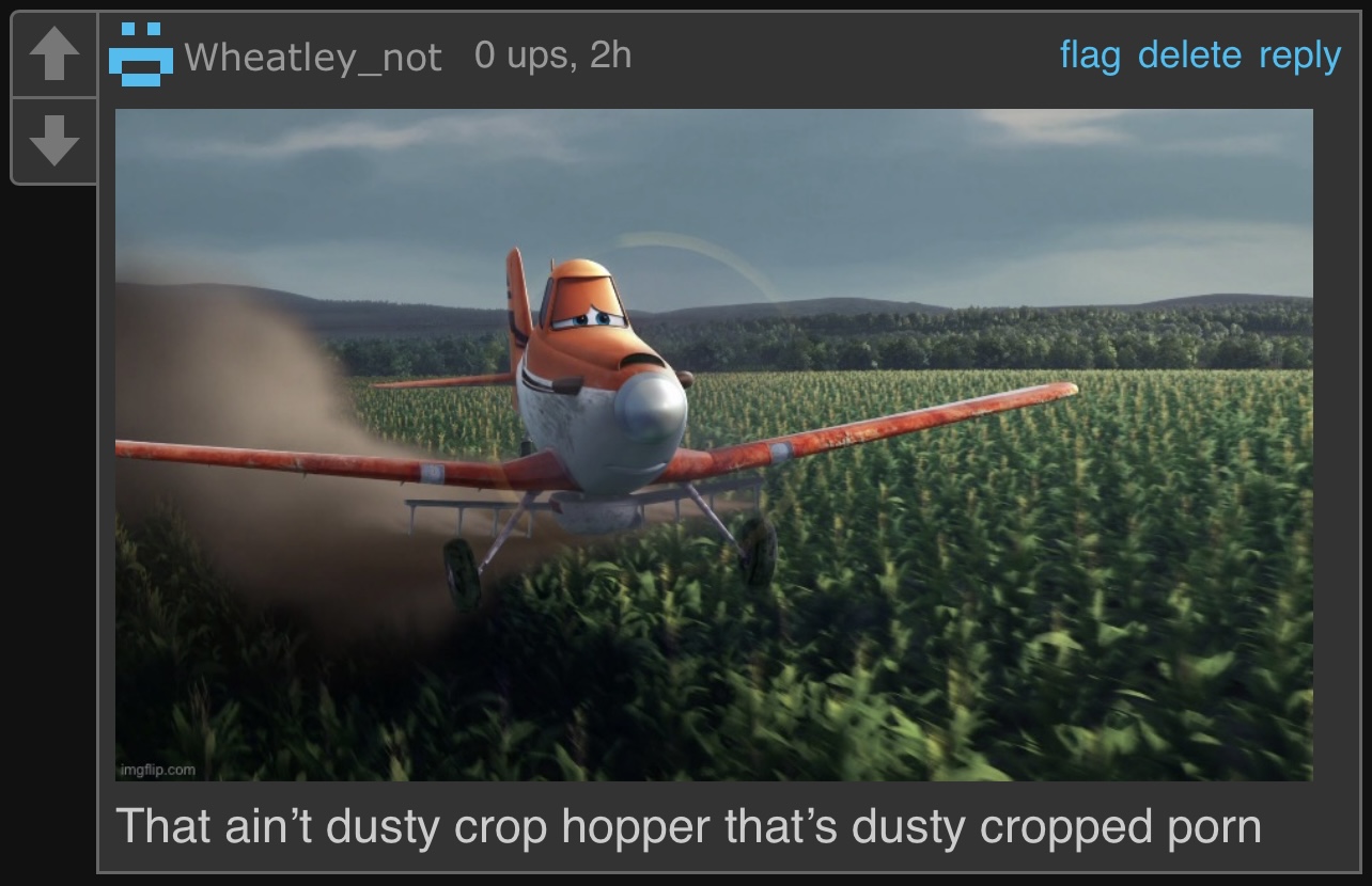 High Quality That ain’t dusty crophopper Blank Meme Template