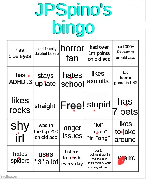 E | image tagged in jpspino's new bingo | made w/ Imgflip meme maker