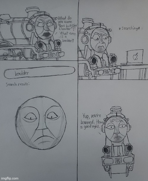 Expressoh | image tagged in thomas the tank engine,caseoh,comic,drawing | made w/ Imgflip meme maker