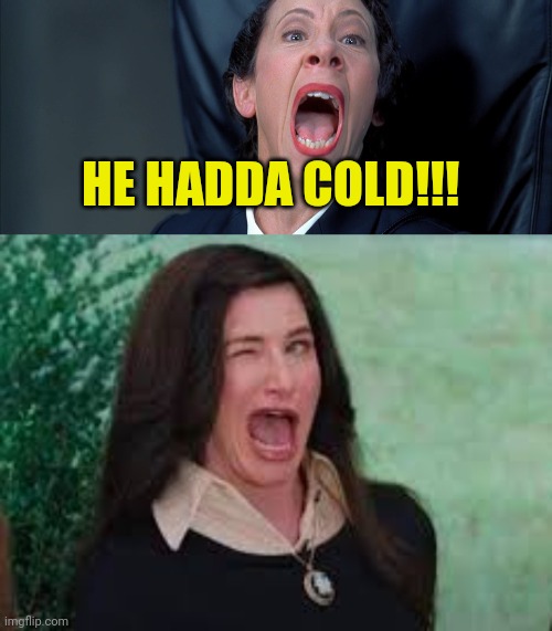 Aaaaand... They begin. | HE HADDA COLD!!! | image tagged in biden creepy smile | made w/ Imgflip meme maker