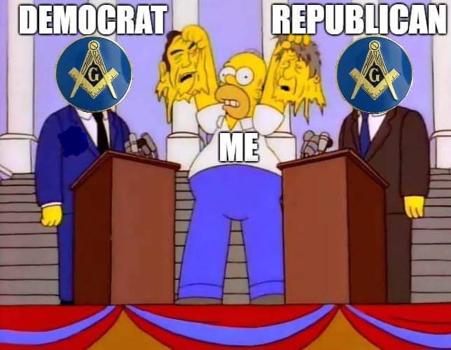 High Quality Democratic Republican Blank Meme Template