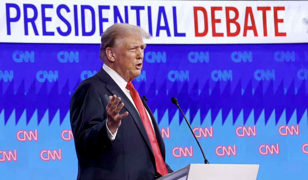 Trump Debate 2024 Blank Meme Template