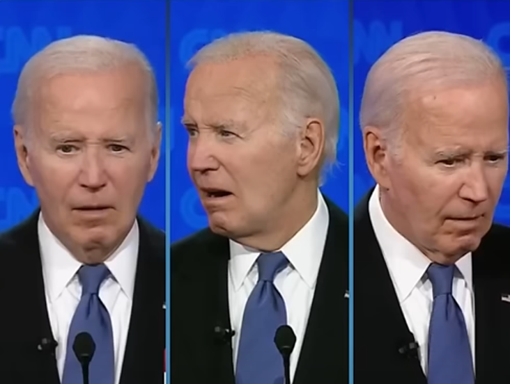 Biden at the Debate Blank Meme Template