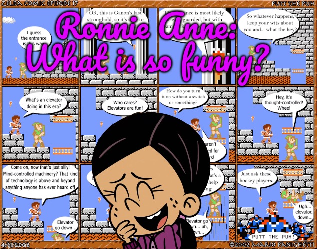 Hockey is Funny | Ronnie Anne: What is so funny? | image tagged in ronnie anne,nickelodeon,ronnie anne santiago,the loud house,loud house,funny | made w/ Imgflip meme maker