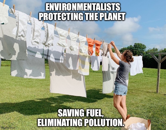 Sacrificing for planet | ENVIRONMENTALISTS PROTECTING THE PLANET; SAVING FUEL, ELIMINATING POLLUTION. | image tagged in funny memes | made w/ Imgflip meme maker