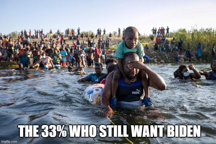 The 33% who still want Biden | THE 33% WHO STILL WANT BIDEN | made w/ Imgflip meme maker