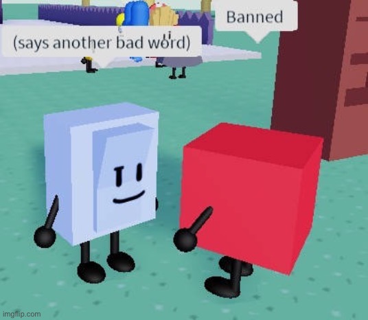 image tagged in bfdi,cursed,roblox | made w/ Imgflip meme maker