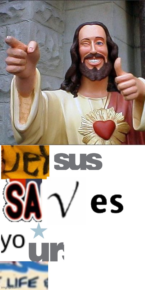 Making a expand dong once again...... | image tagged in memes,buddy christ,expand dong | made w/ Imgflip meme maker