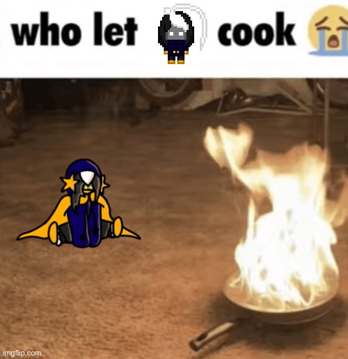 High Quality Who let Cosmo cook Blank Meme Template