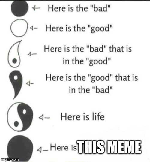 Here is Life | THIS MEME | image tagged in here is life | made w/ Imgflip meme maker