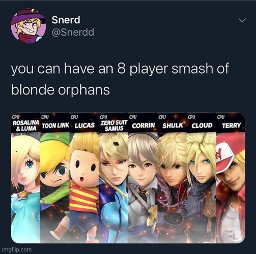 My money is on the green one | image tagged in dark humor,orphans,super smash bros,nintendo is cruel | made w/ Imgflip meme maker