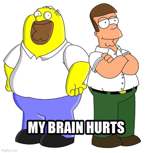 Imma go commit die | image tagged in face swap,family guy,peter griffin,homer simpson,the simpsons,cursed image | made w/ Imgflip meme maker