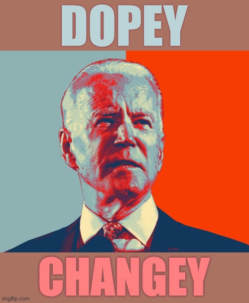 DOPEY; CHANGEY | image tagged in memes,true story,new normal,joe biden,election 2024 | made w/ Imgflip meme maker