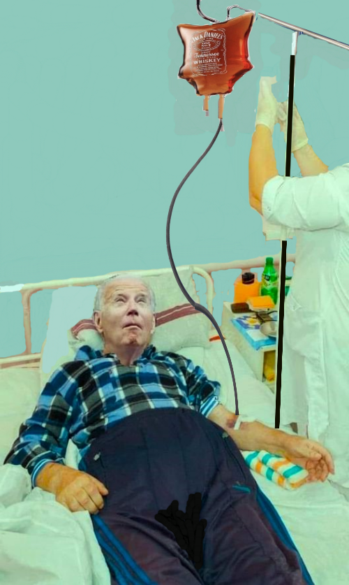 High Quality Biden in ICU after debate with Trump Blank Meme Template