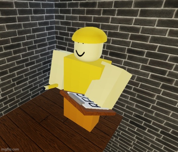 This construction guy | image tagged in roblox | made w/ Imgflip meme maker