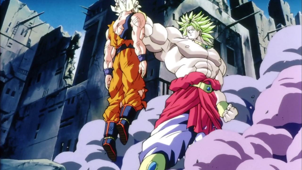 broly holding goku in the air Blank Meme Template