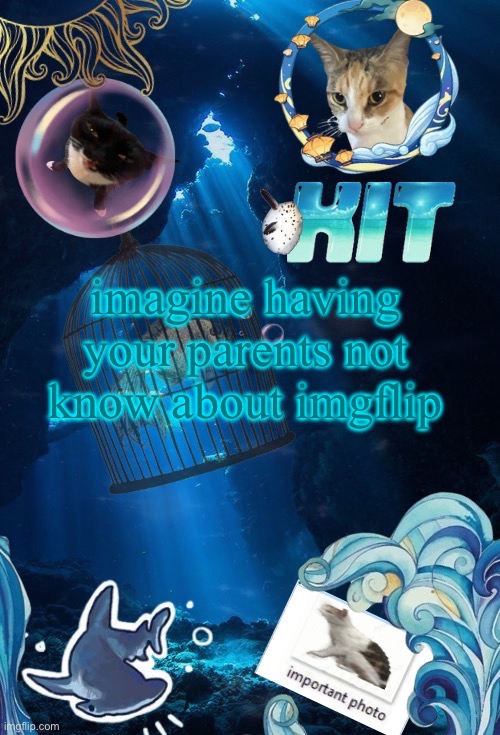 my dad knows and is fine with it same with my mom | imagine having your parents not know about imgflip | image tagged in silly announcement template by asriel | made w/ Imgflip meme maker