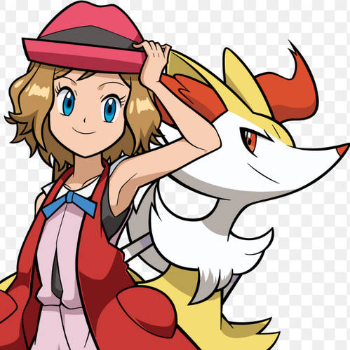 Serena braixen Blank Meme Template