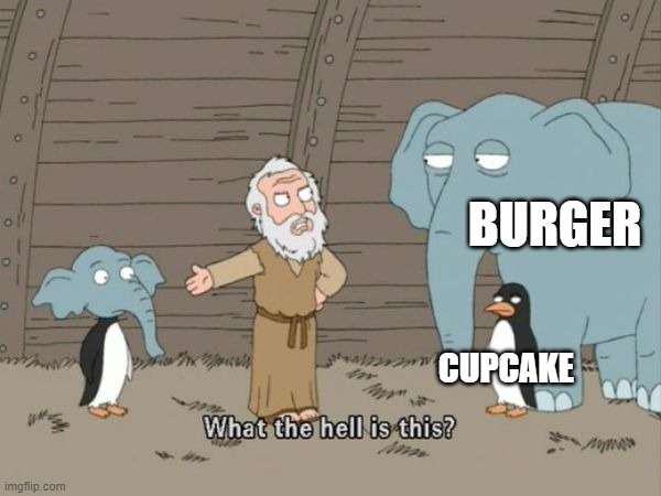 What the hell is this? | BURGER CUPCAKE | image tagged in what the hell is this | made w/ Imgflip meme maker