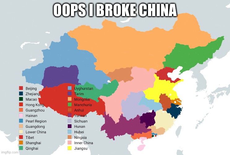 OOPS I BROKE CHINA | made w/ Imgflip meme maker