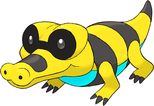 Shiny Sandile Blank Meme Template