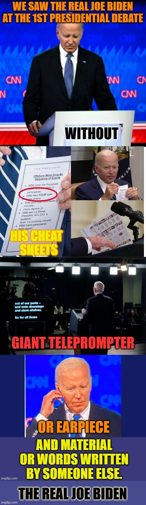 The Real Joe Biden | THE REAL JOE BIDEN | image tagged in memes,presidential debate,no,help,real,joe biden | made w/ Imgflip meme maker