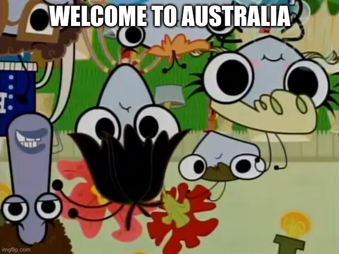 Australia | WELCOME TO AUSTRALIA | image tagged in group of flies,australia,australians,meanwhile in australia,upside down | made w/ Imgflip meme maker