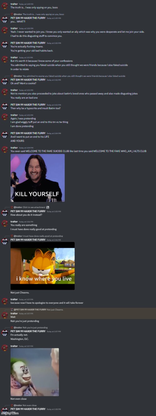 ...this mf betrayed me | image tagged in discord | made w/ Imgflip meme maker