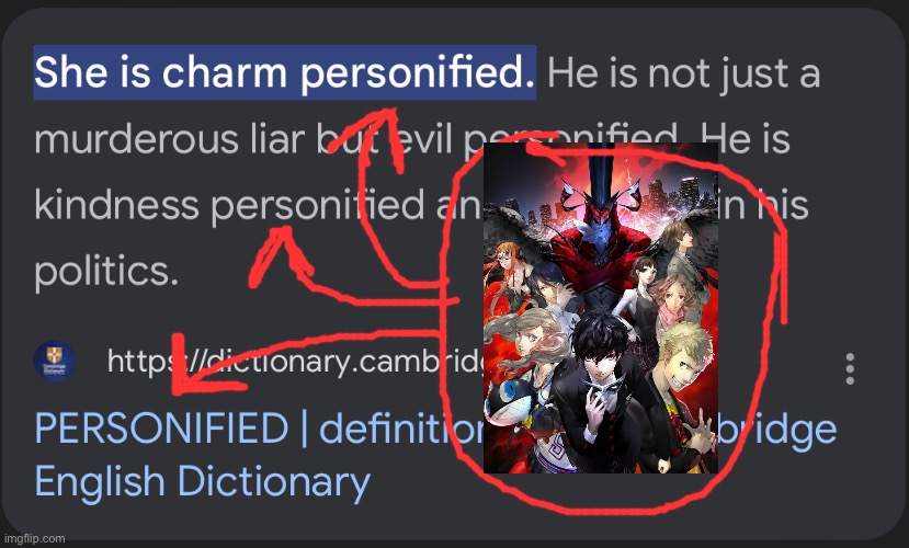 PERSONA!!!! | image tagged in persona 5,name soundalikes | made w/ Imgflip meme maker