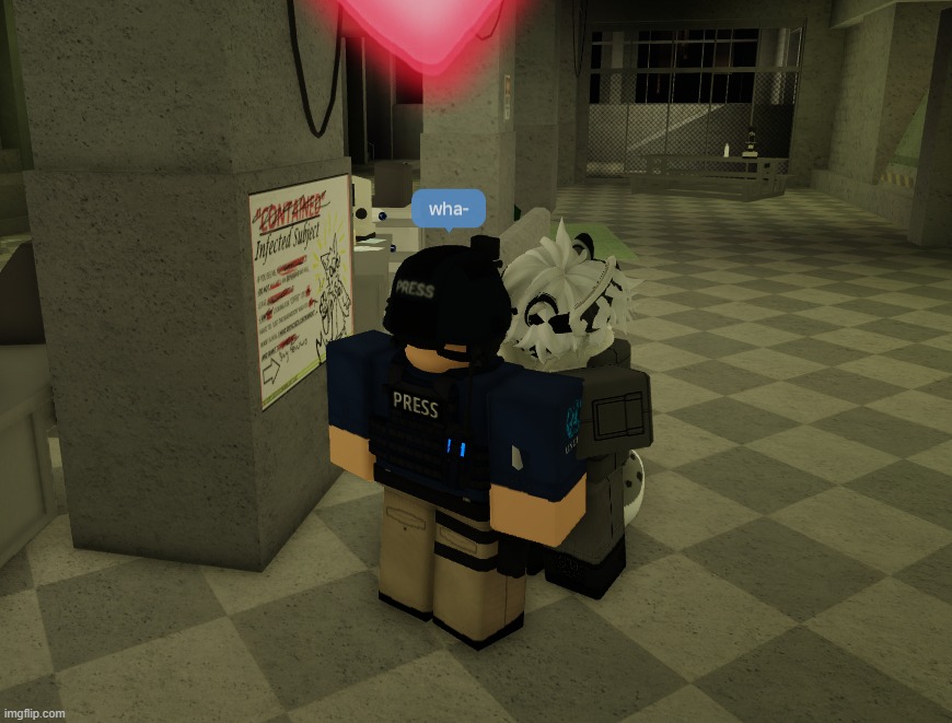 i was in Sector 1, minding my own business when a random Test Subject hugged me out of nowhere | made w/ Imgflip meme maker