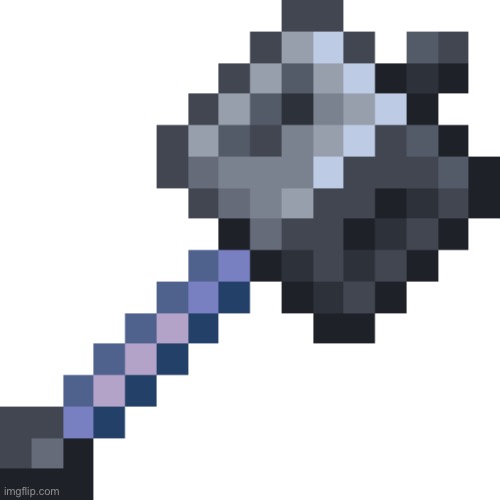 Minecraft Mace | image tagged in minecraft mace | made w/ Imgflip meme maker