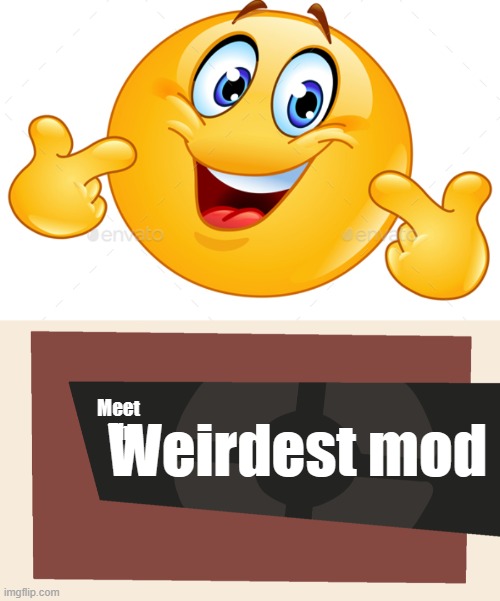 Weirdest mod; Meet
The | image tagged in meet the blank | made w/ Imgflip meme maker