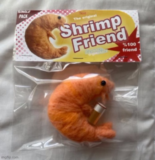 Shrimp Friend | image tagged in shrimp friend | made w/ Imgflip meme maker