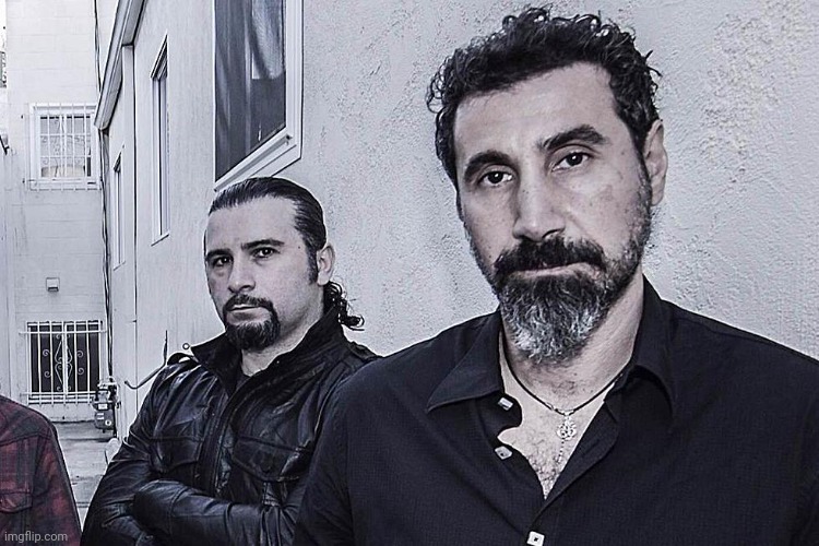 serj and john | image tagged in serj and john | made w/ Imgflip meme maker