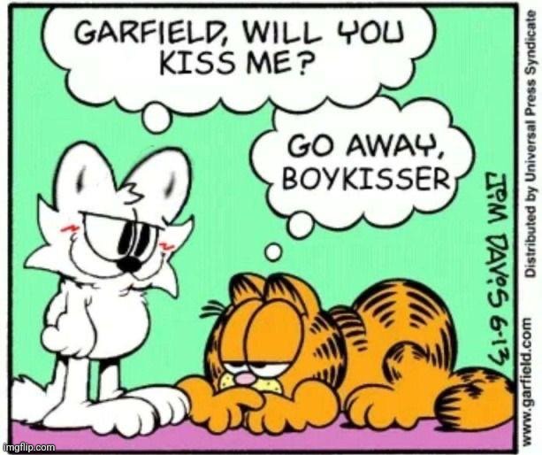 man i am NOT readin garfield no mo | made w/ Imgflip meme maker