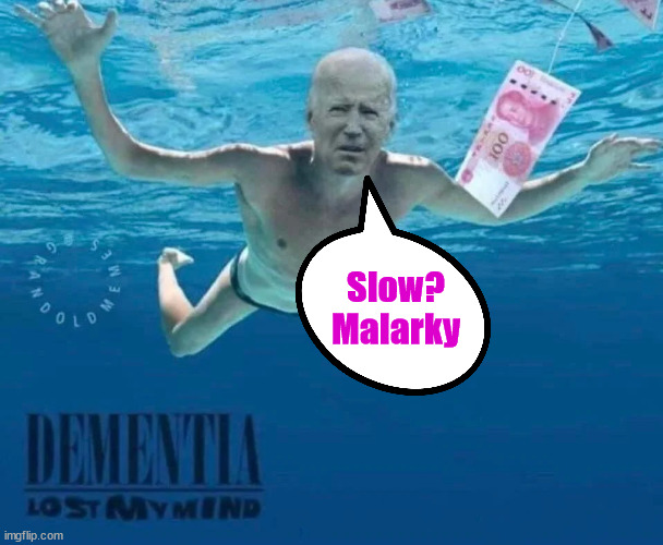 Slow? Malarky | made w/ Imgflip meme maker