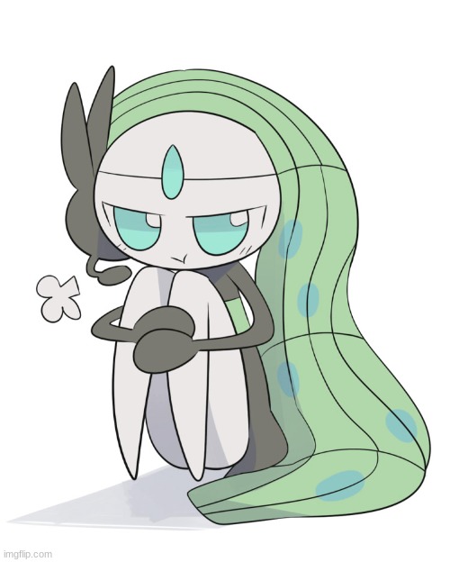 Grumpy Meloetta (Art by gaksison) | made w/ Imgflip meme maker