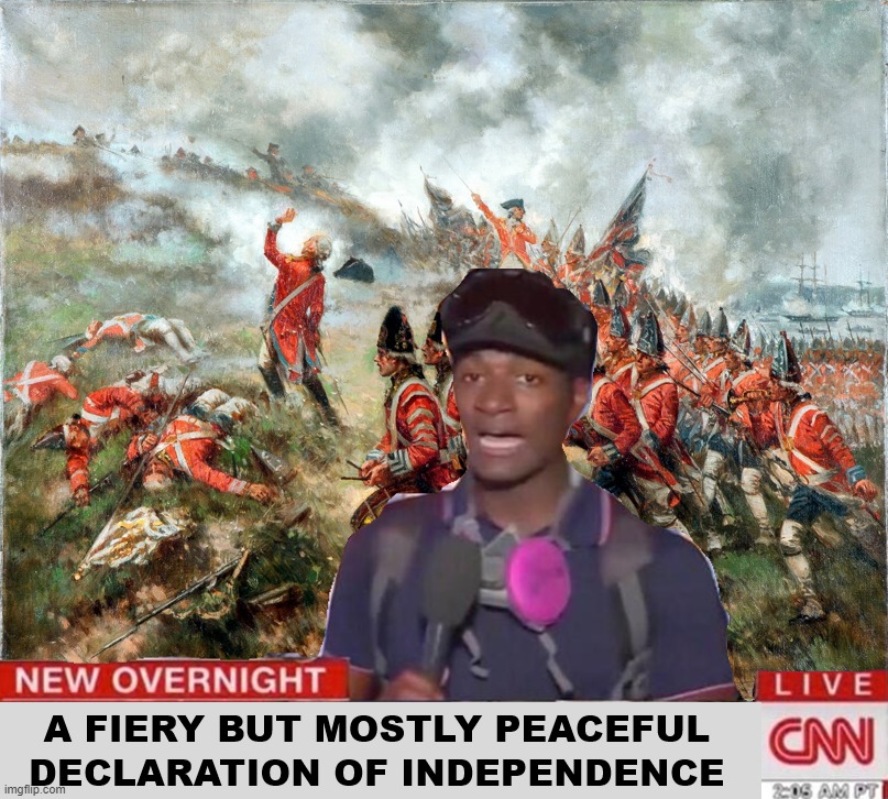 Mostly Peaceful Declaration of Independance | image tagged in usa,uk,american revolution,revolutionary war,mostly peaceful meme | made w/ Imgflip meme maker