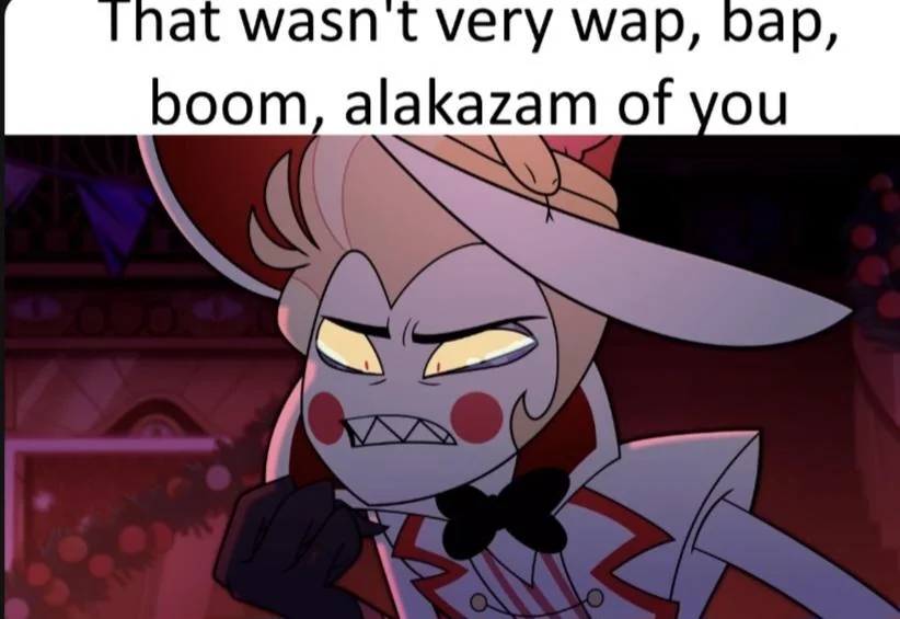 High Quality Lucifer Alakazam Blank Meme Template