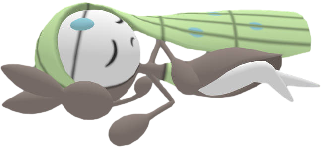 Meloetta Sleeping/Knocked Out Blank Meme Template