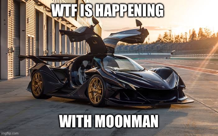 Apollo Intensa Emozione | WTF IS HAPPENING; WITH MOONMAN | image tagged in apollo intensa emozione | made w/ Imgflip meme maker