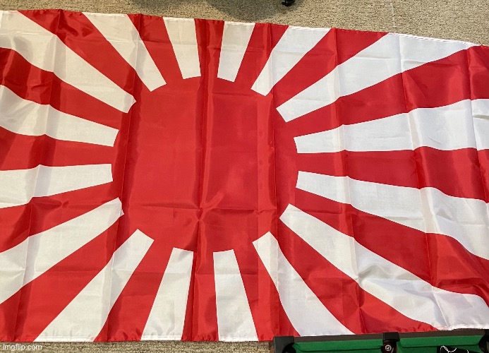My Japanese Empire flag | image tagged in flag,japan | made w/ Imgflip meme maker