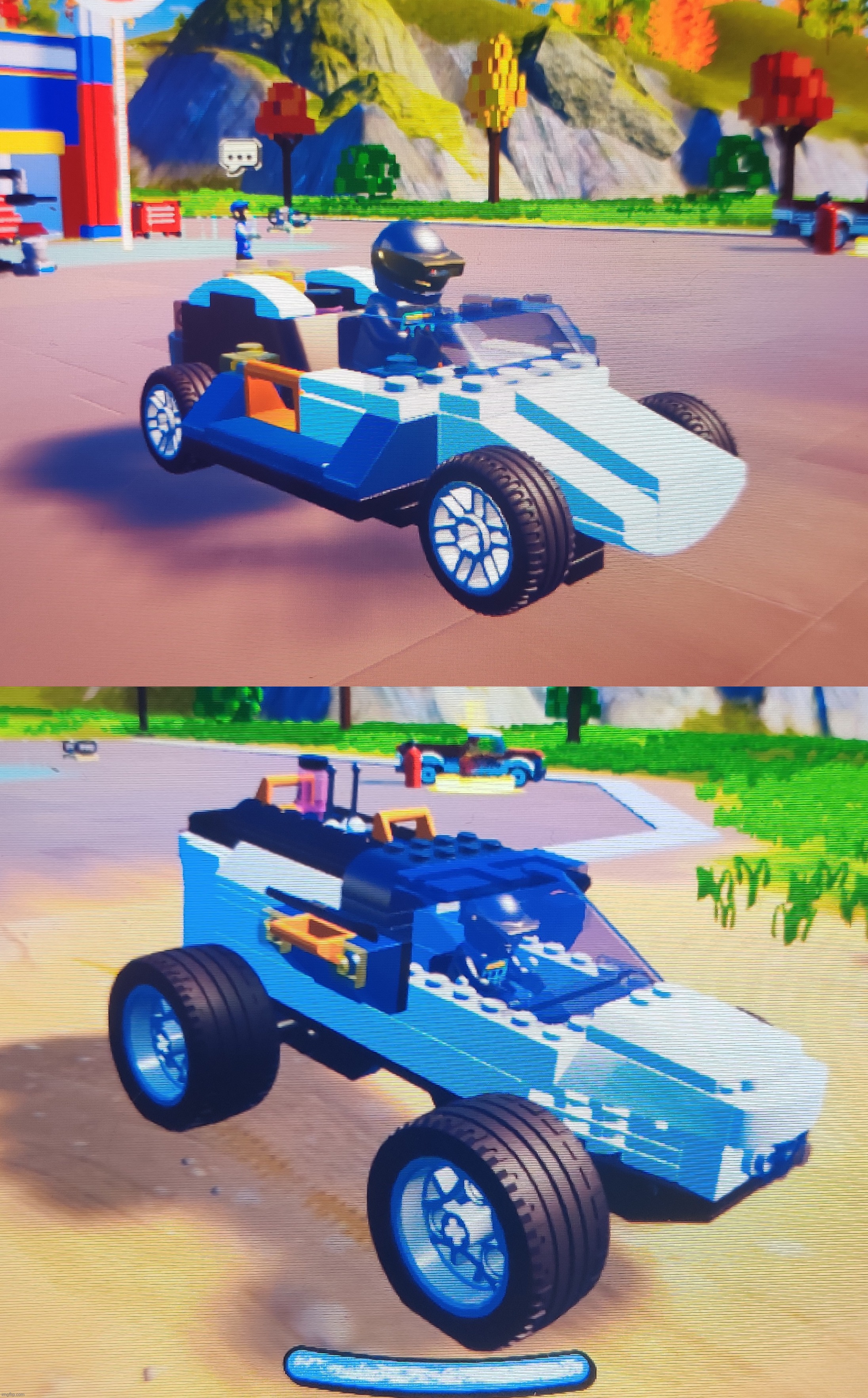 So far I've only customized my on-road and off-road vehicles. They're inspired by lego city space 2024 | made w/ Imgflip meme maker