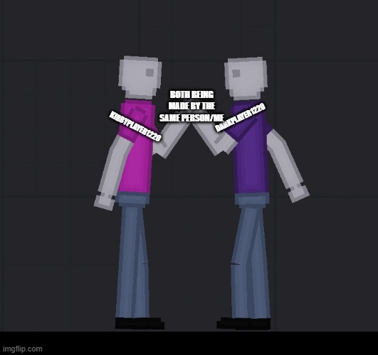 bros handshake | BOTH BEING MADE BY THE SAME PERSON/ME; DARKPLAYER1220; KIRBYPLAYER1220 | image tagged in bros handshake,memes | made w/ Imgflip meme maker