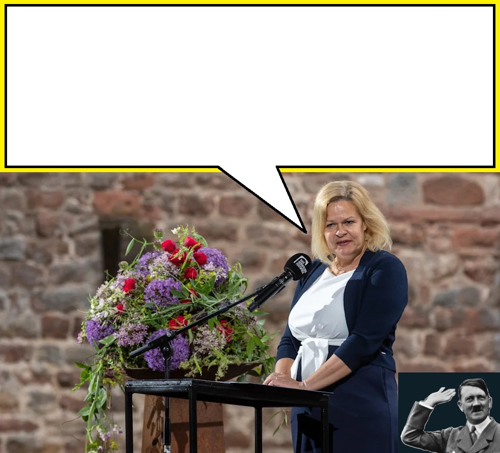High Quality NANCY FAESER GERMANY SPD plus Blank Meme Template