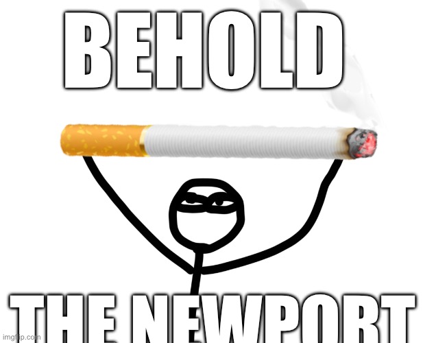 THE NEWPORT | BEHOLD; THE NEWPORT | made w/ Imgflip meme maker