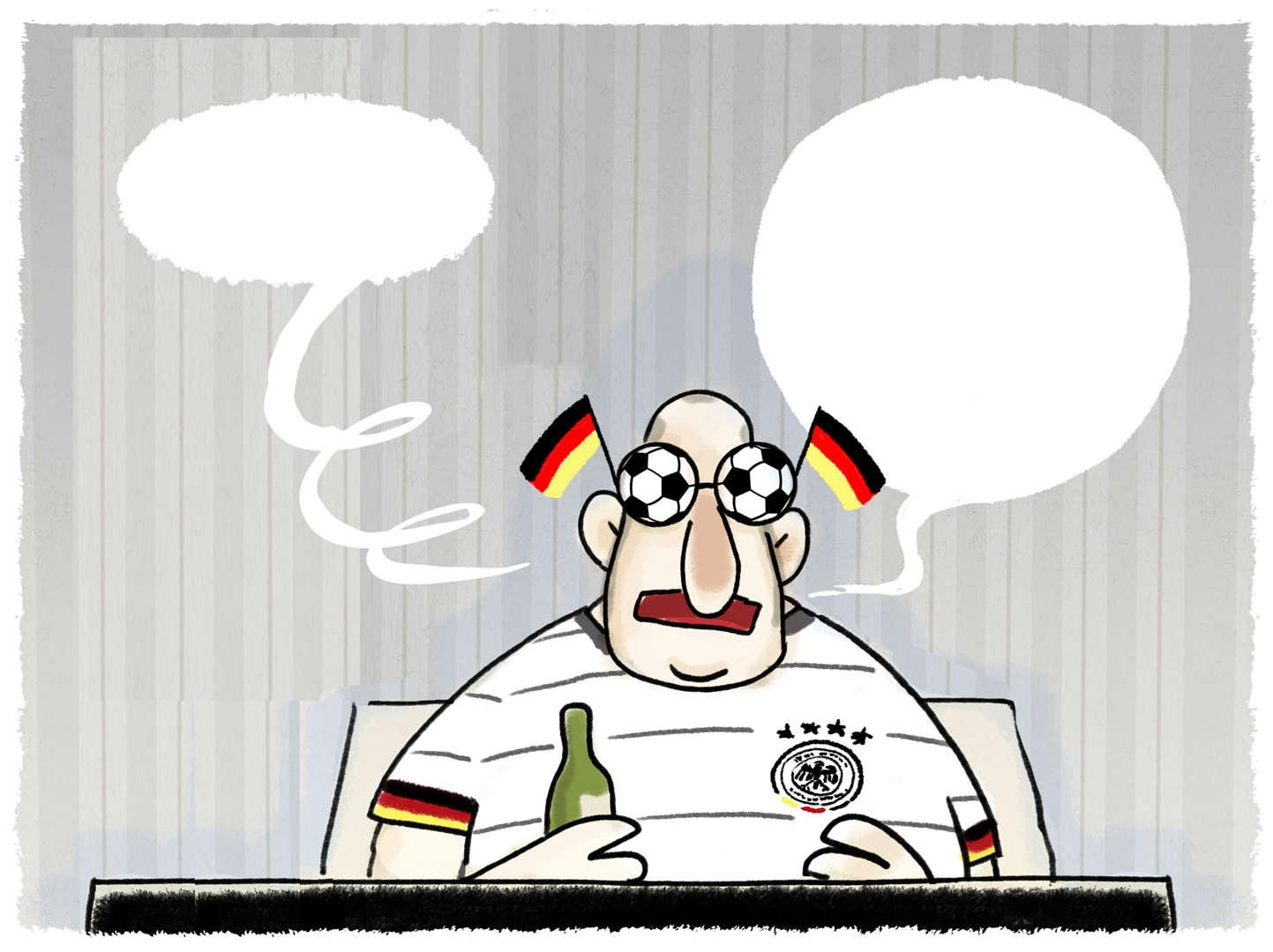 High Quality SOCCER FREAK GERMANY Blank Meme Template