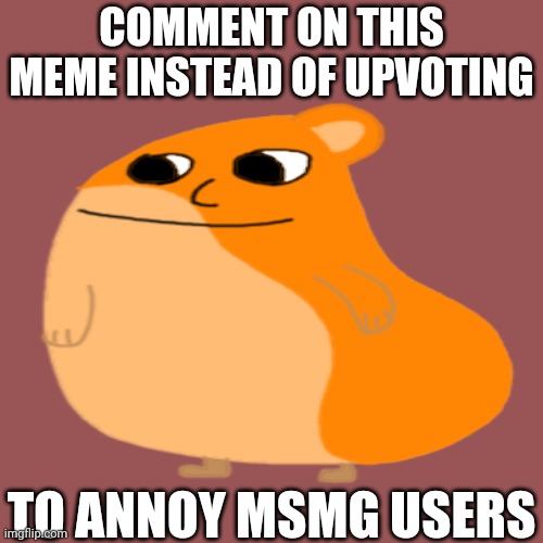 maurice | COMMENT ON THIS MEME INSTEAD OF UPVOTING; TO ANNOY MSMG USERS | image tagged in memes,funny | made w/ Imgflip meme maker